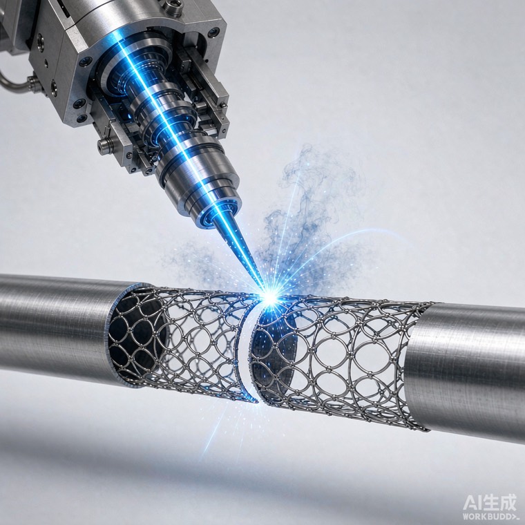 医疗精密加工示意 / Medical precision manufacturing illustration